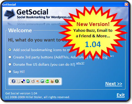 a brand new GetSocial!